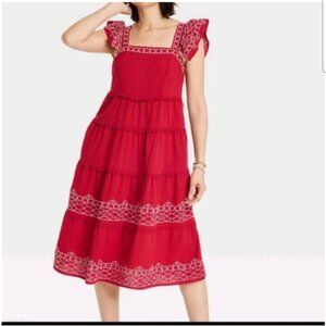 Knox rose safari red dress bnwt L large